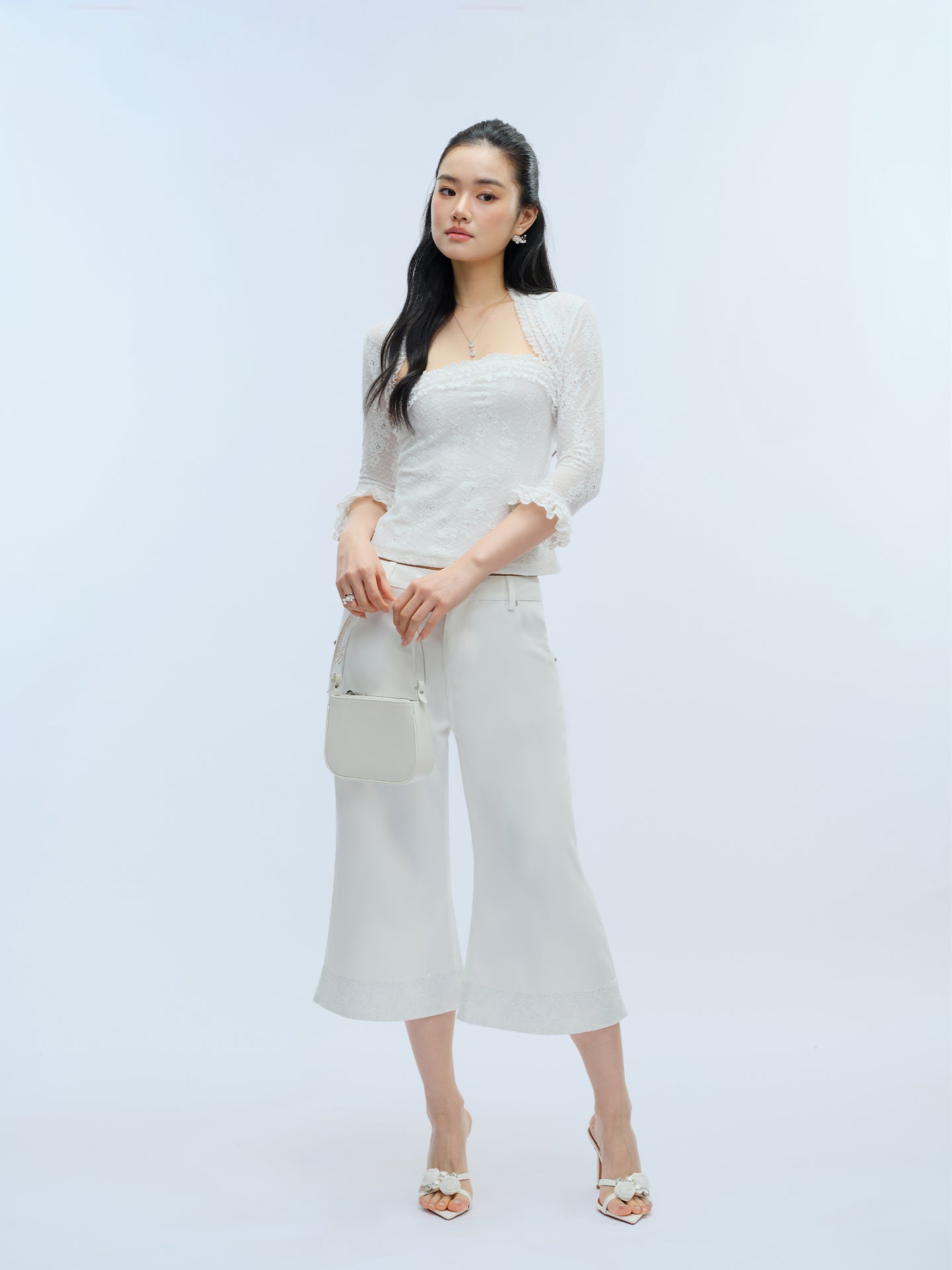 J TheChosen Flared Cropped Jeans
