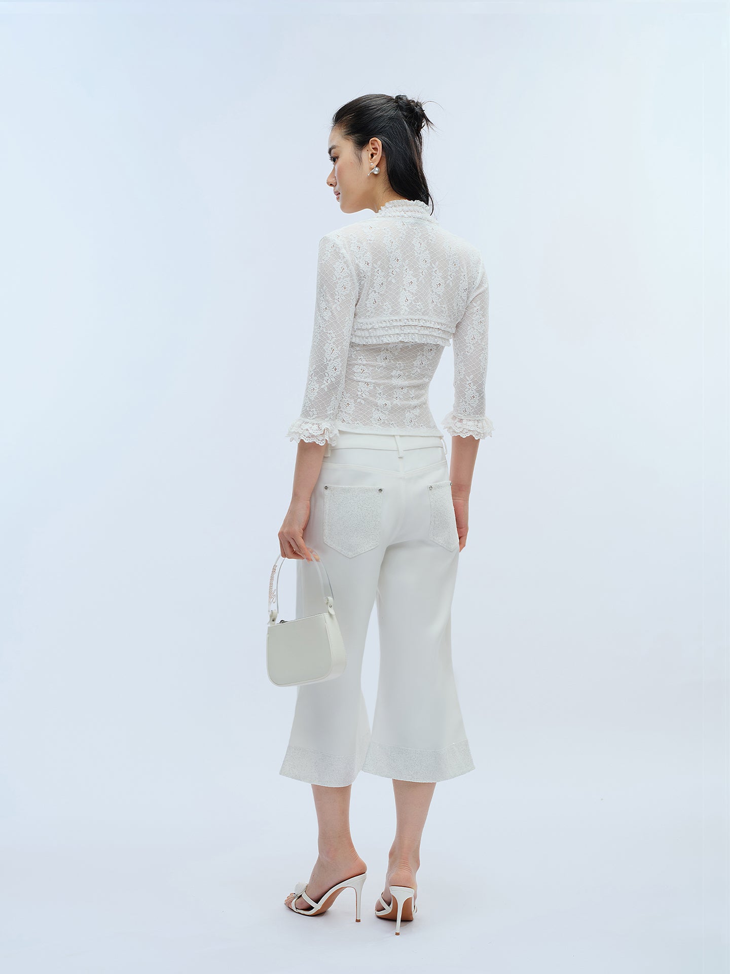 J TheChosen Flared Cropped Jeans