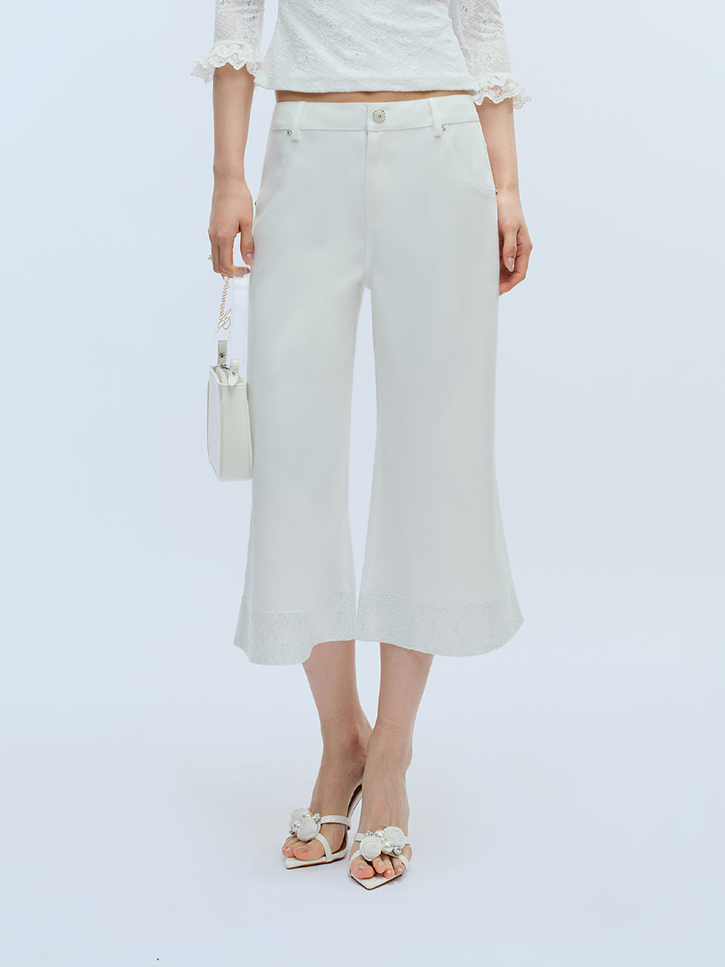 J TheChosen Flared Cropped Jeans