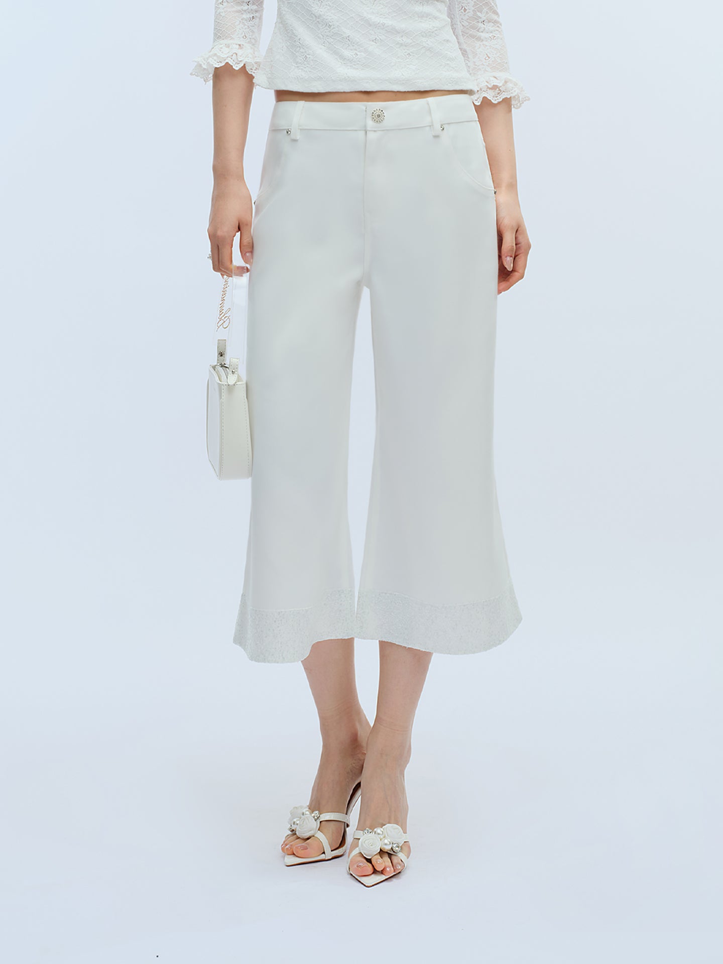J TheChosen Flared Cropped Jeans