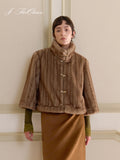 J TheChosen Cropped Faux Fur Jacket