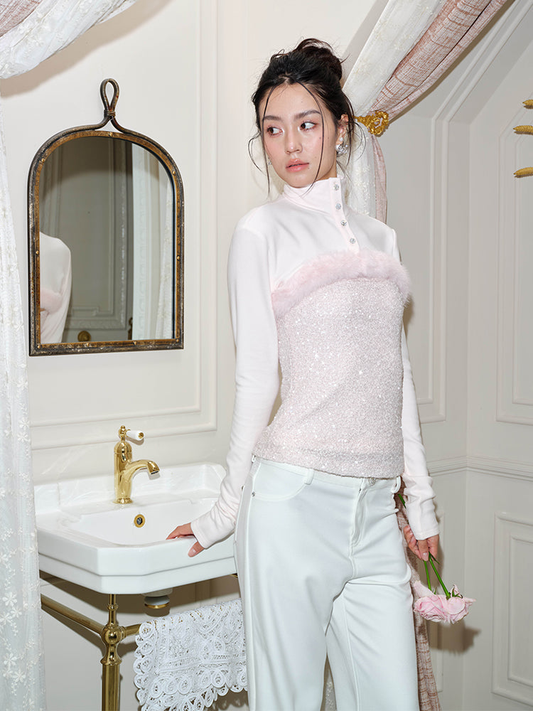 J TheChosen Stardust Pink Two-Piece Set