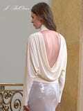 J TheChosen Mock-Neck Dolman Knit Top