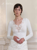 J TheChosen Lace-Knit Top