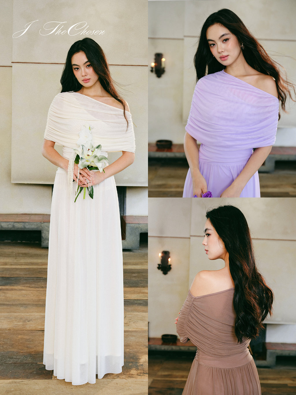 J TheChosen Off-Shoulder Two-Piece Dress