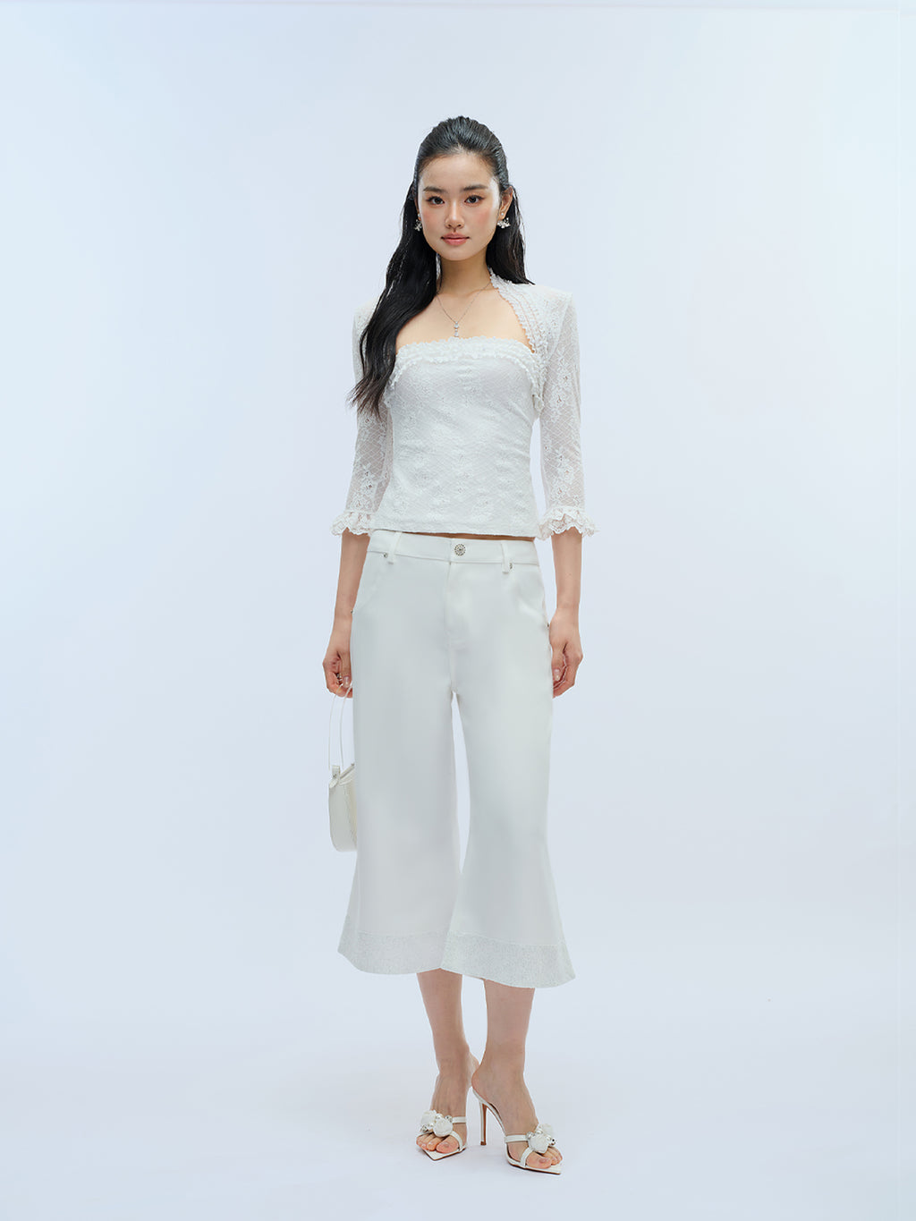J TheChosen Flared Cropped Jeans