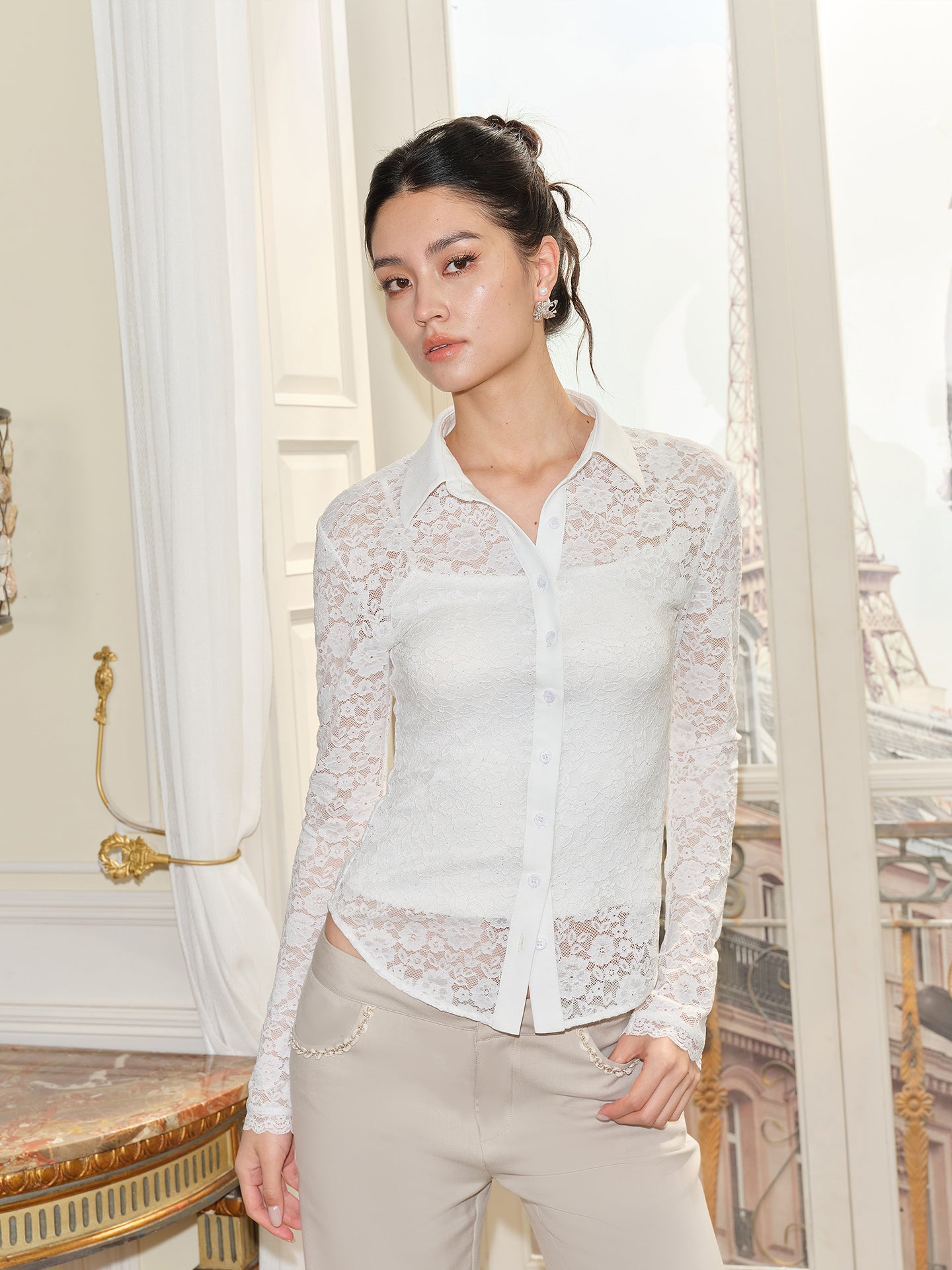 J TheChosen Lace Camisole Set