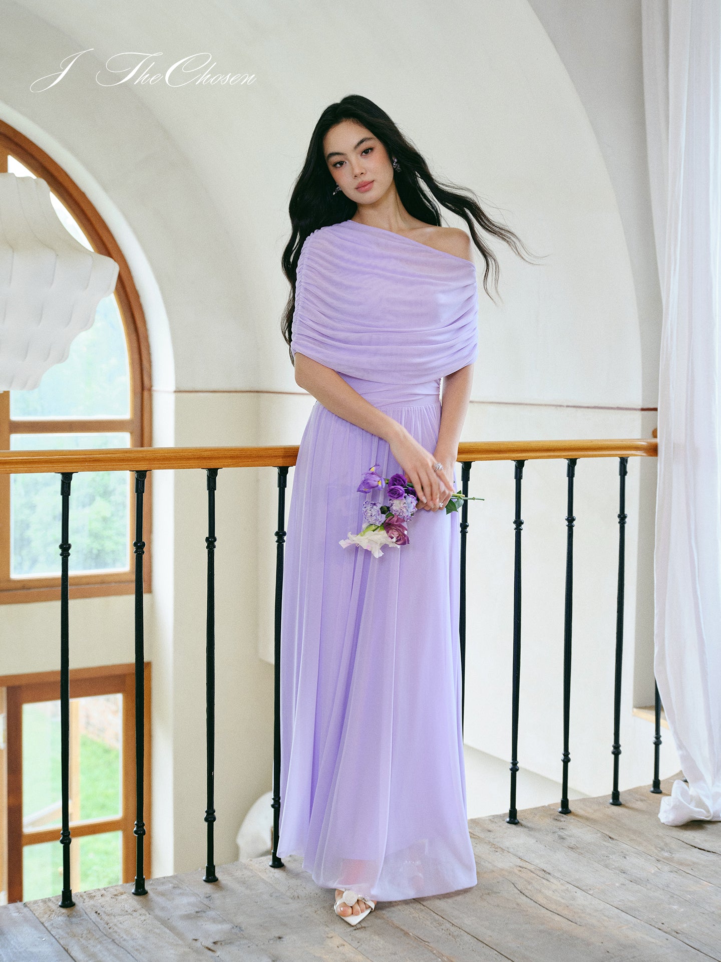 J TheChosen Off-Shoulder Two-Piece Dress