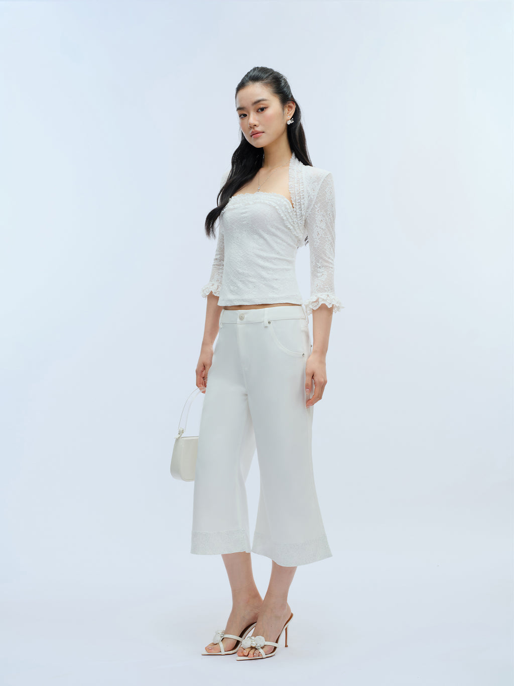 J TheChosen Flared Cropped Jeans