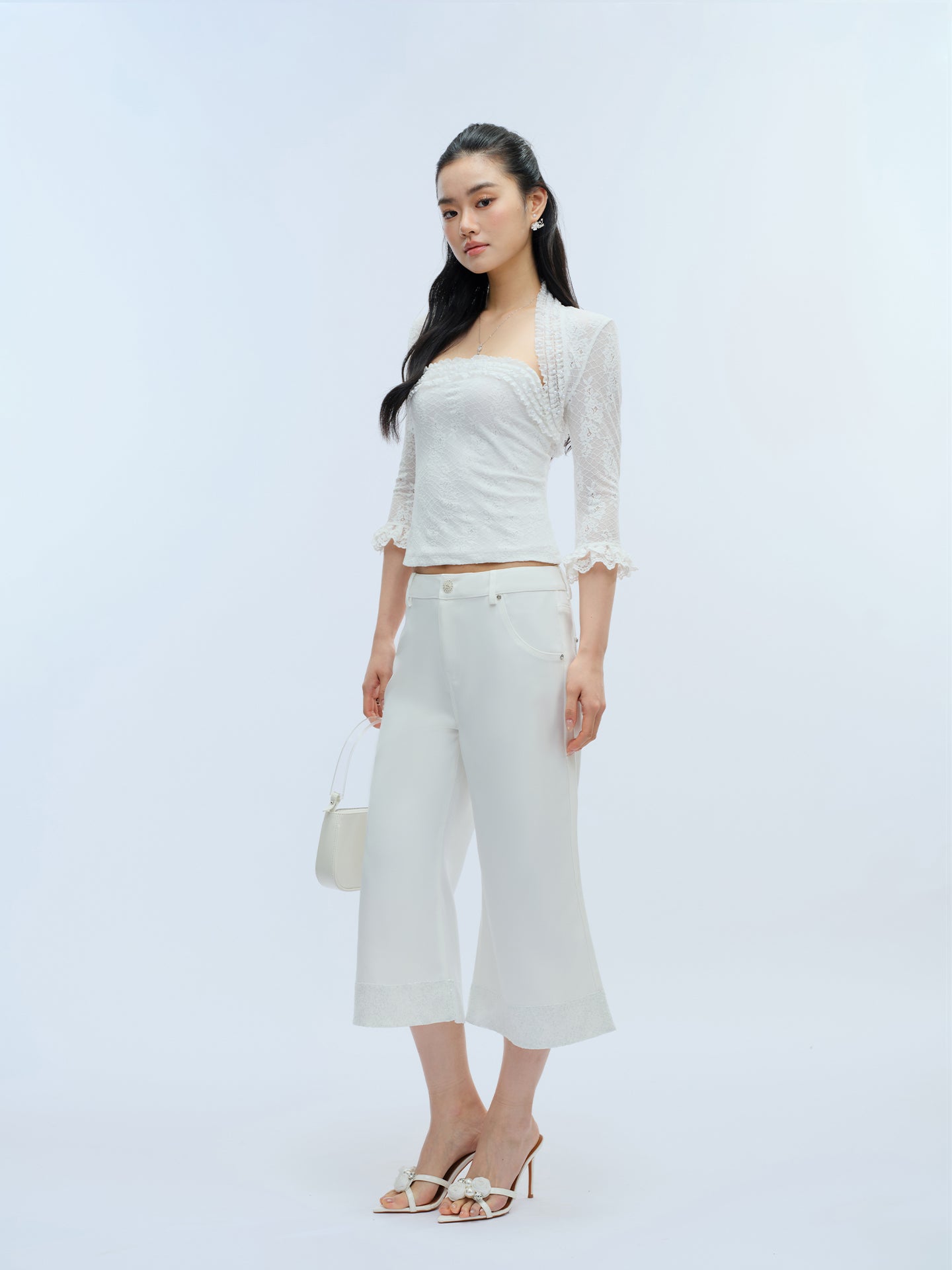 J TheChosen Flared Cropped Jeans