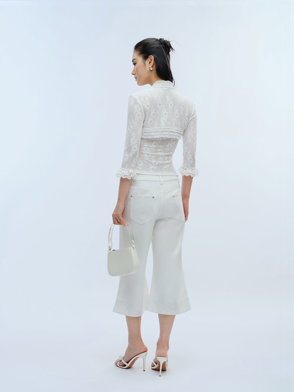 J TheChosen Flared Cropped Jeans