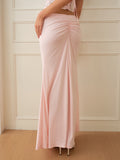J TheChosen Mermaid Ruched Long Skirt